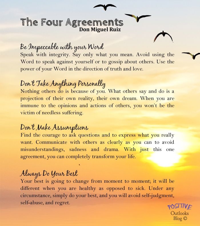 The Four Agreements Free Printable Poster Printable Calendar New Years
